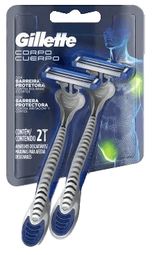 Maquina Afeitar Desechable Gillette Corpo Cuerpo x2un