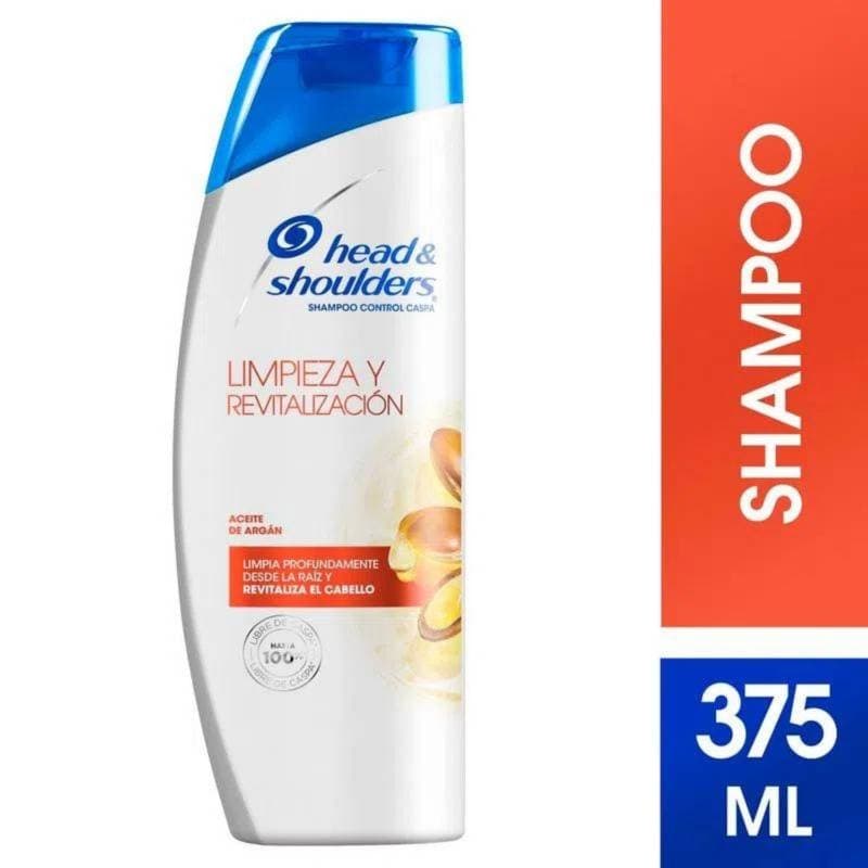 Shampoo Head&.shoulders Limpieza Y Reavilitacion Argan x375ml