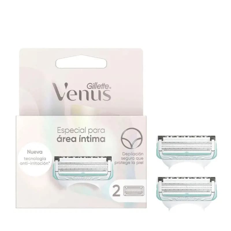 Repuesto Máquina Afeitar Gillette Venus Íntima x 2 un