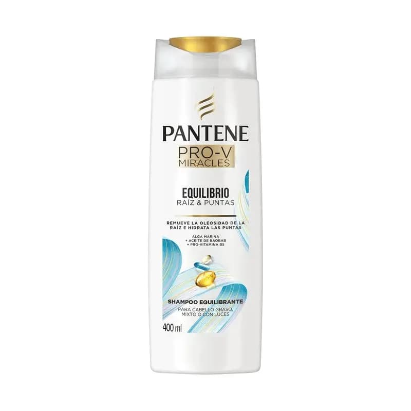 Shampoo Pantene Pro-V Miracles Equilibrio Raíz & Puntas 400 ml