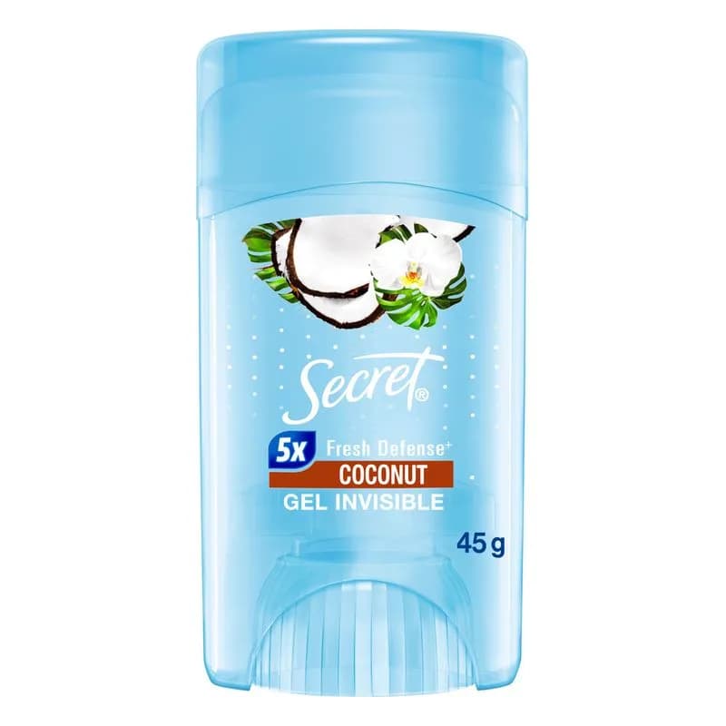 Gel Invisible Antitranspirante Coconut x 45grs.