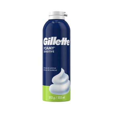 Espuma de Afeitar Gillette Foamy Sensitive Piel Sensible x 322 ml