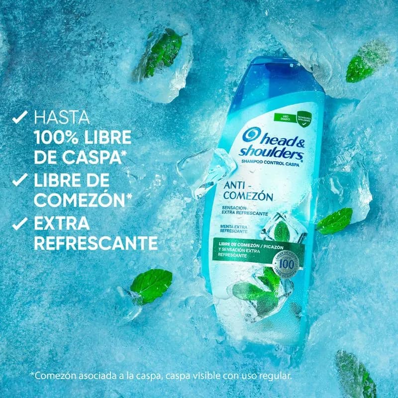 HEAD & SHOULDERS Shampoo Control Caspa Anti-Comezón x 375ml.