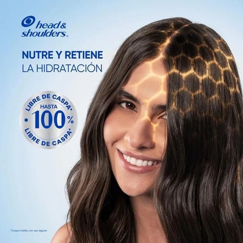 HEAD & SHOULDERS Shampoo Anti-Resequedad x 375ml.