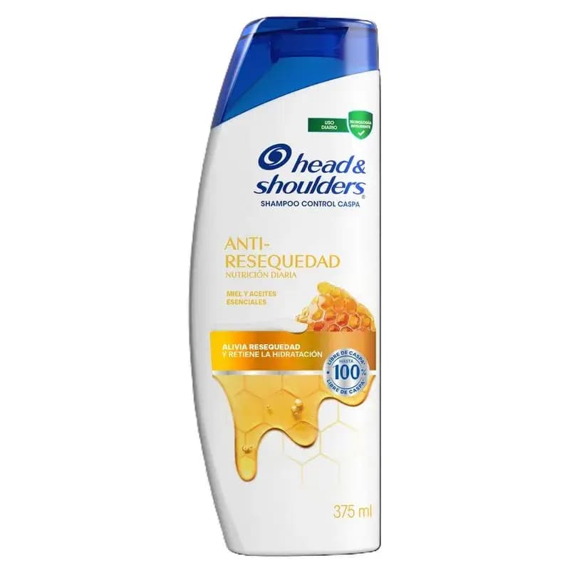 HEAD & SHOULDERS Shampoo Anti-Resequedad x 375ml.