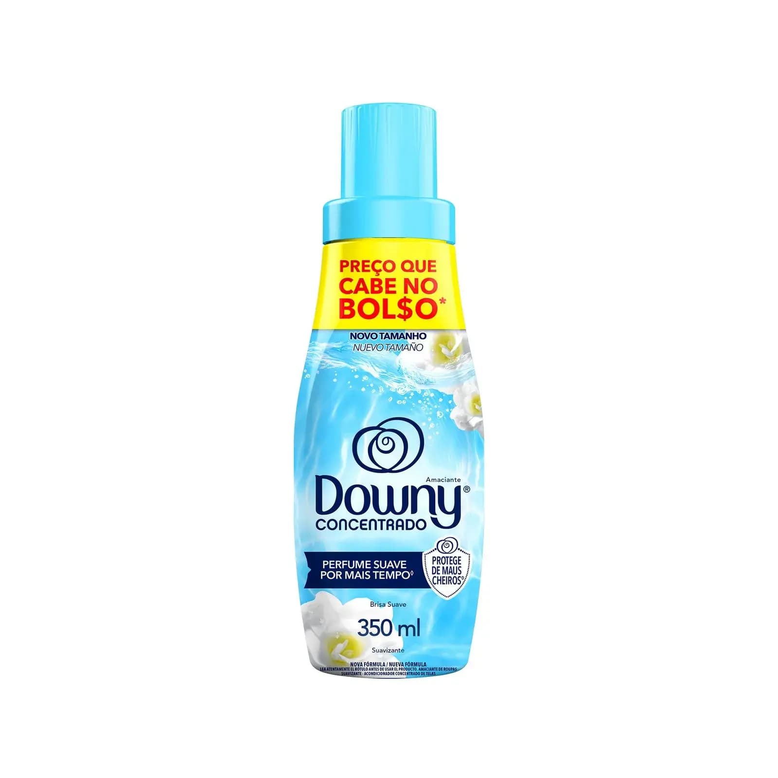 Downy Suavizante concentrado brisa suave en botella 350 ml.