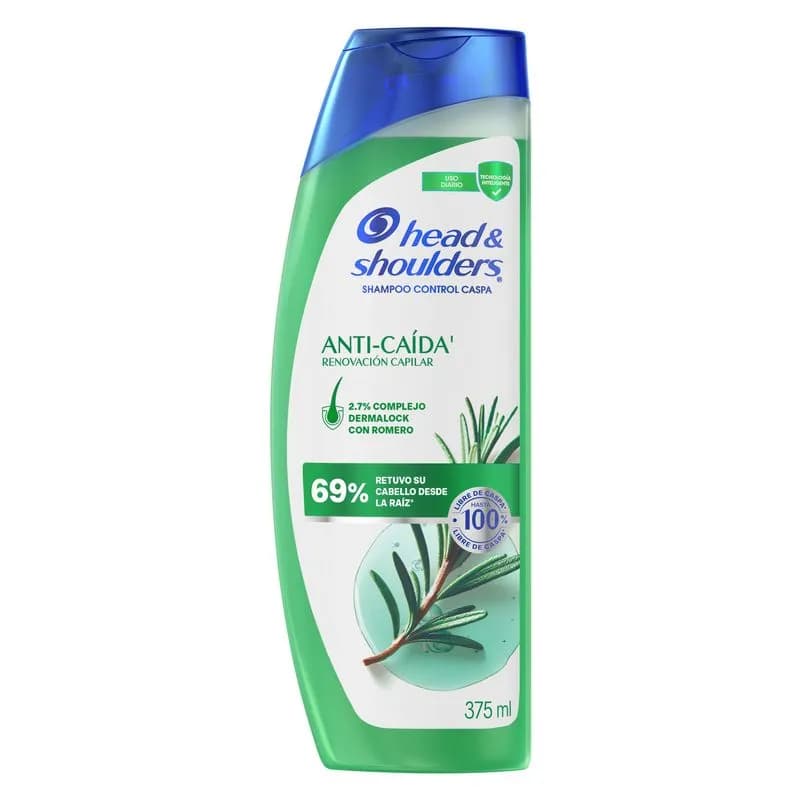 Shampoo Head & Shoulders Anti-Caída Renovación Capilar 375 Ml