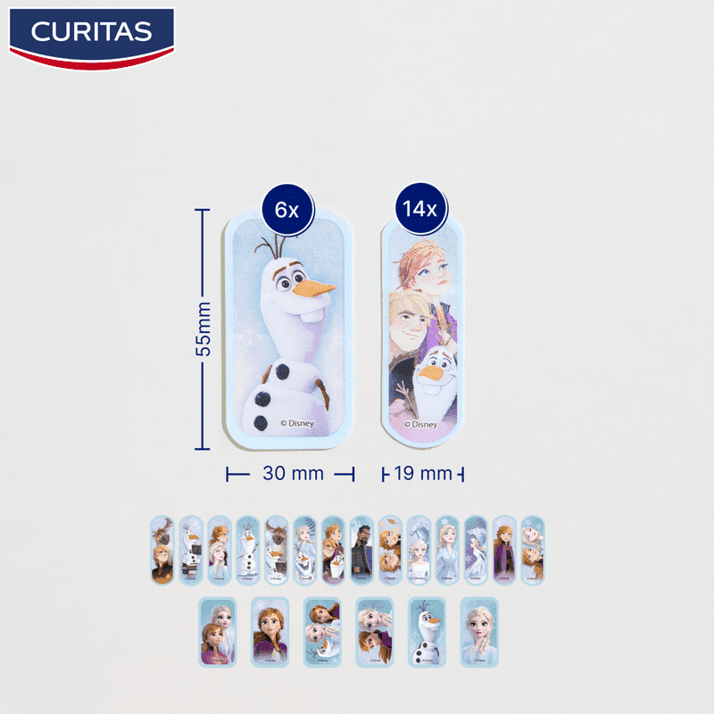 CURITAS Apósitos Adhesivos Frozen Ii Para Niños x 20uni.