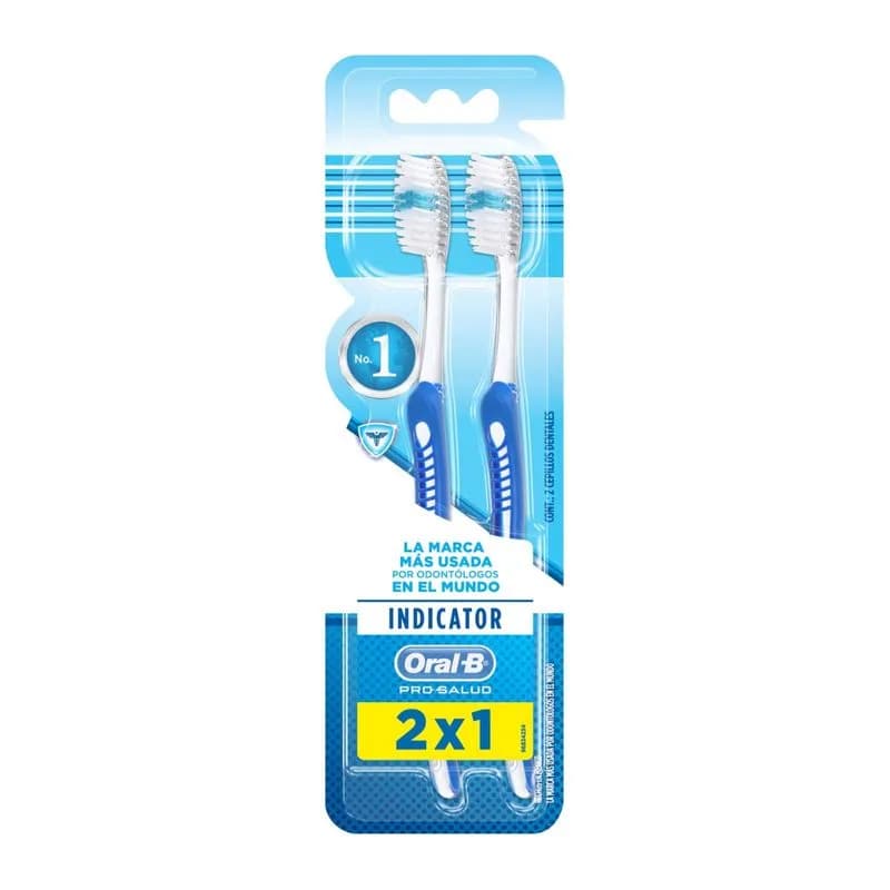 Cepillo Dental Oral B Pro Salud Plus 40M 2 Unidades