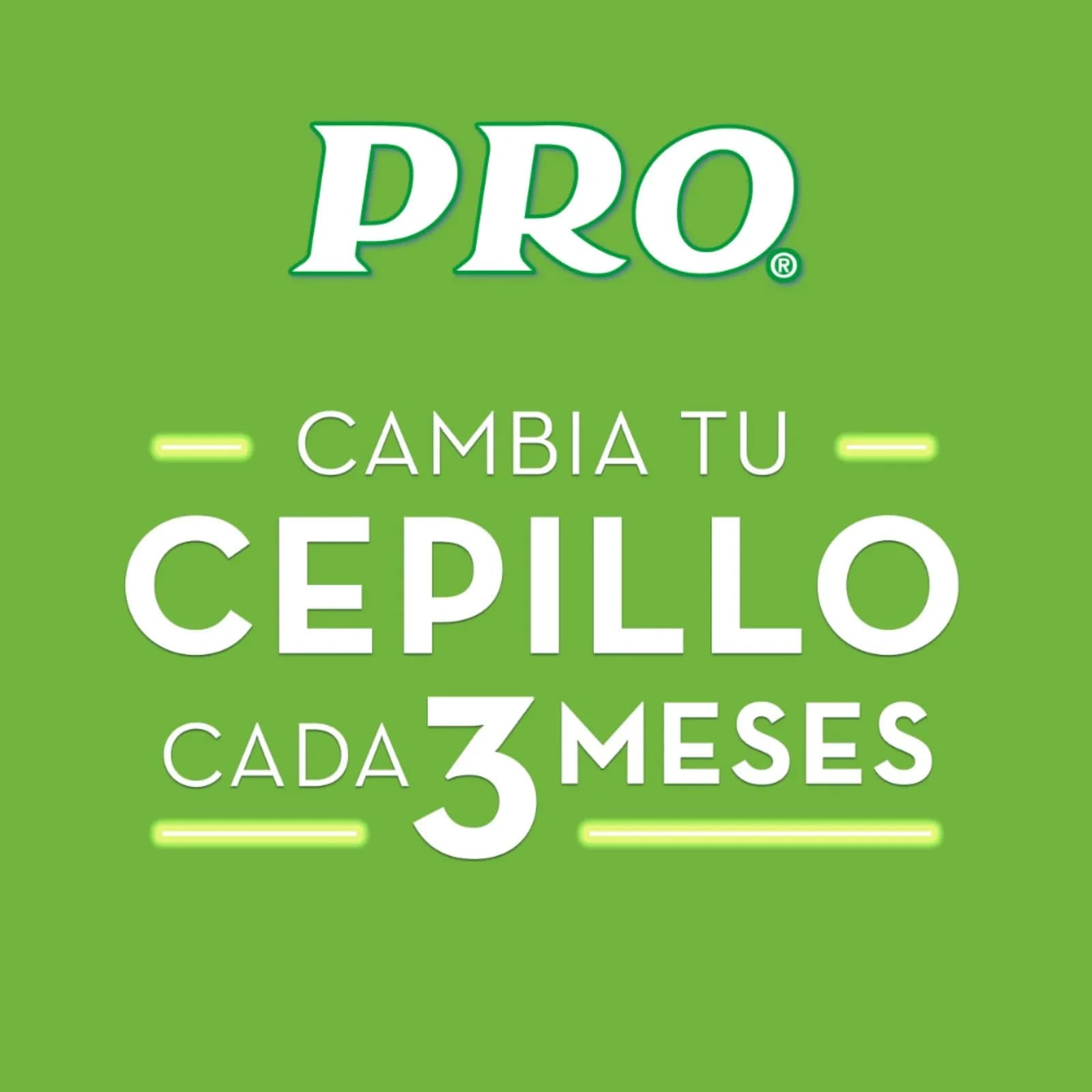PRO Cepillo dental Mediano Doble Acción x 3uni.