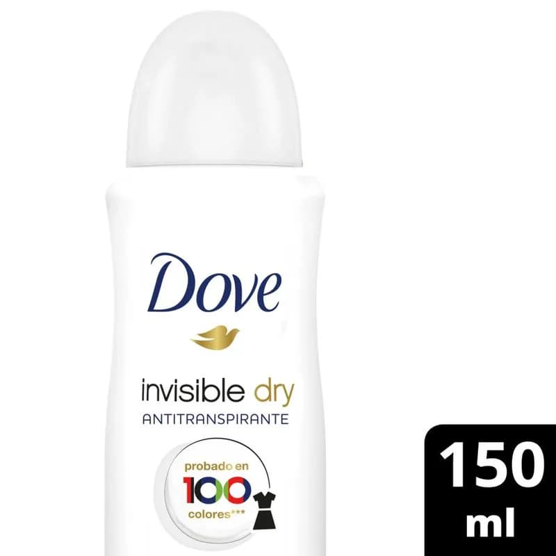 Antitranspirante En Aerosol Dove Invisible Dry x 150ml.
