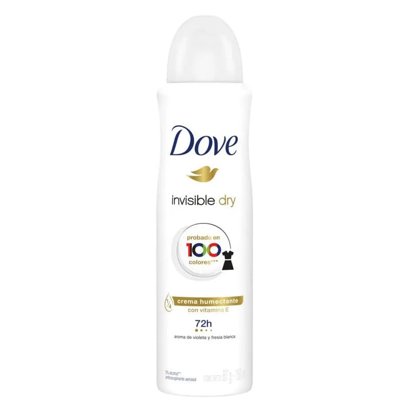 Antitranspirante En Aerosol Dove Invisible Dry x 150ml.