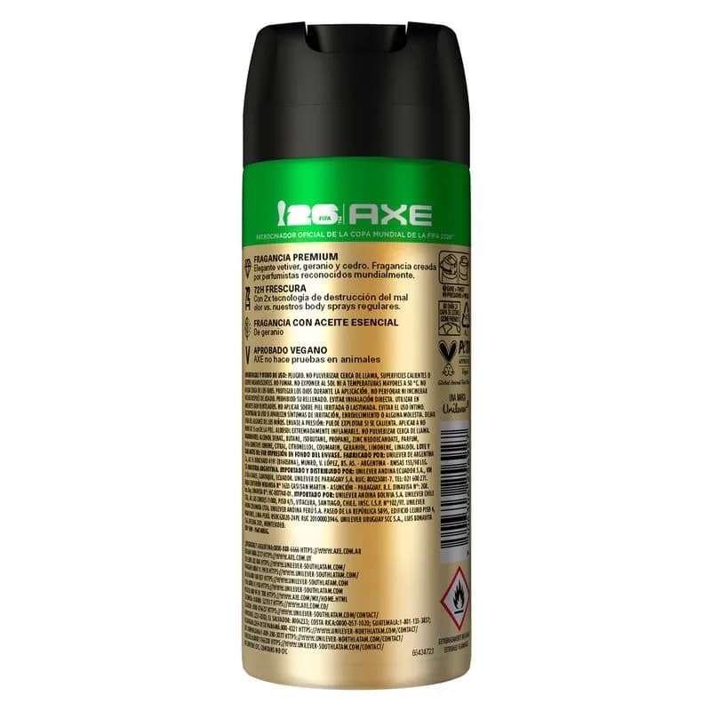 AXE Desodorante White Vetiver x 150ml.