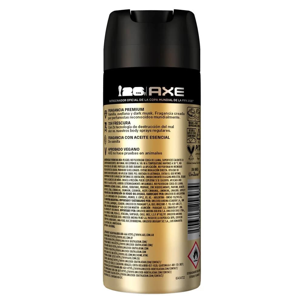 AXE Desodorante Marshmallow Smoke en Aerosol x 150ml.