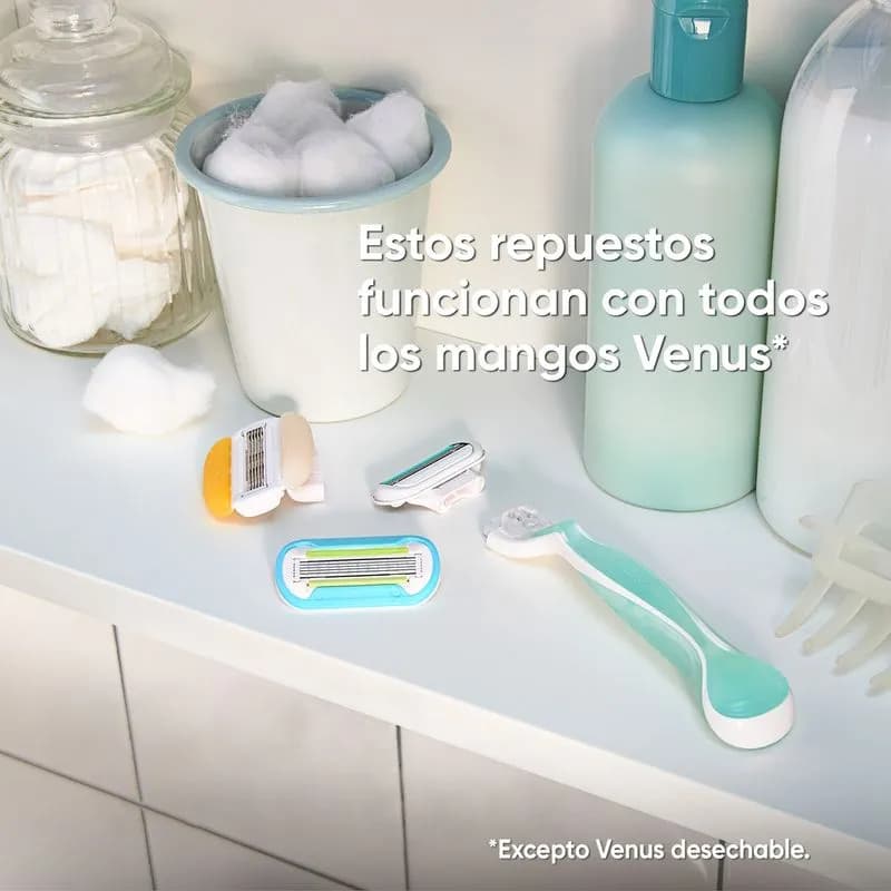 Maquina de Afeitar para Mujer Gillette Venus Sensitive para Piel Sensible x 1uni.