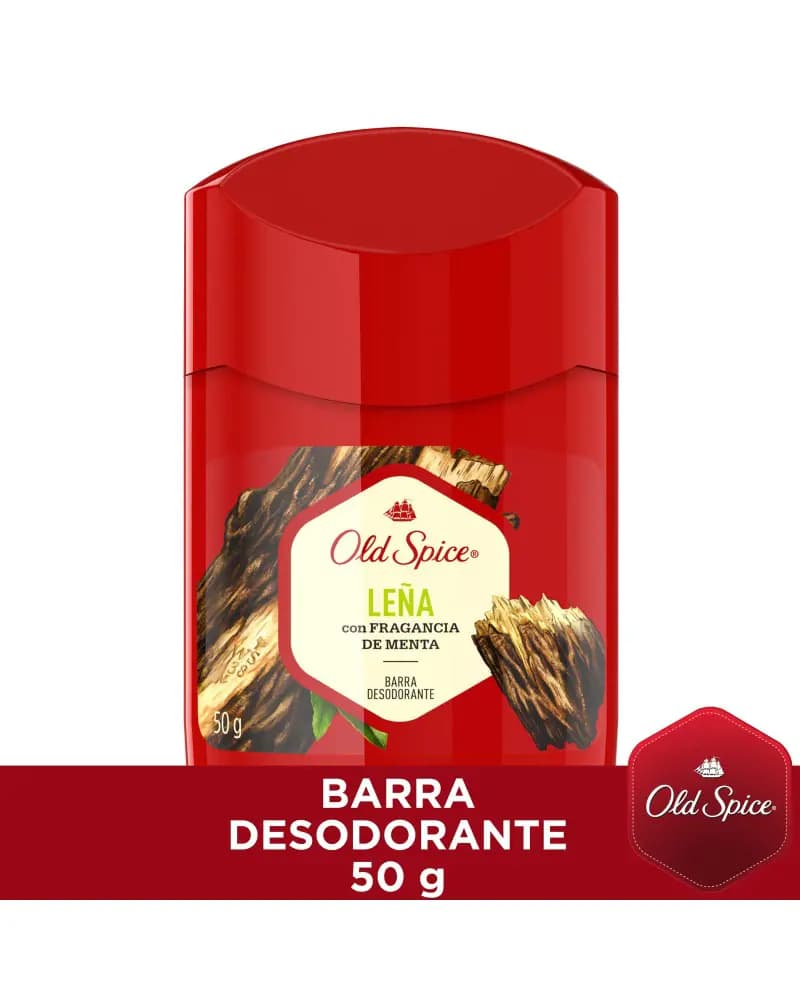 Desodorante En Barra Old Spice Leña x50gr