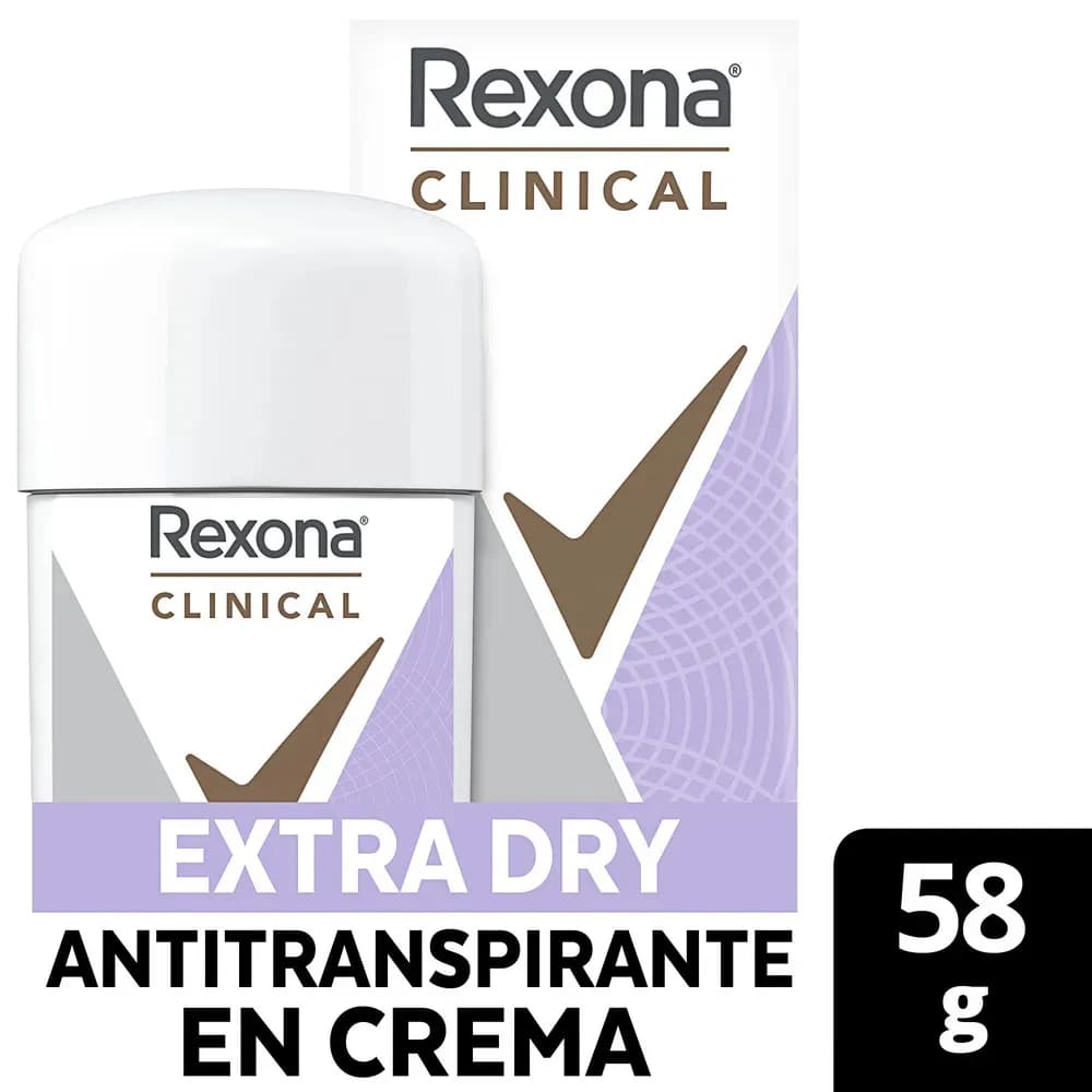 Antitranspirante Rexona Clinical Extra Dry Crema x 58grs.