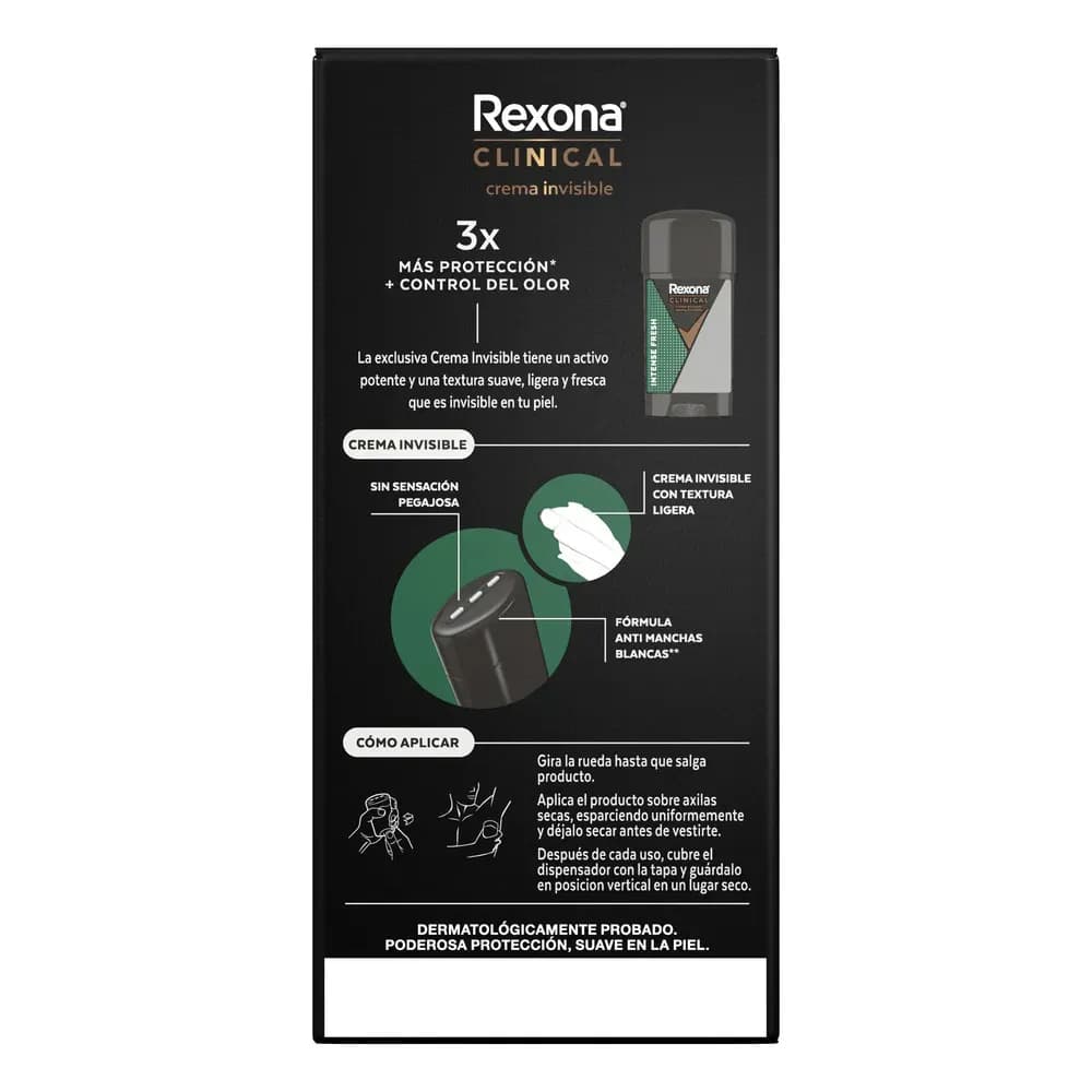 Antitranspirante Rexona Men Crema Intense Fresh x 58grs.