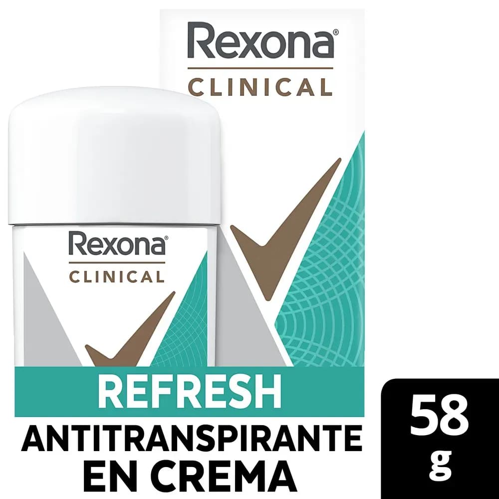 Antitranspirante Rexona Clinical Refresh Crema x 58gr.