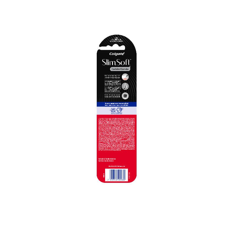 Colgate Cepillo Dental Slim Soft Black x 2uni.