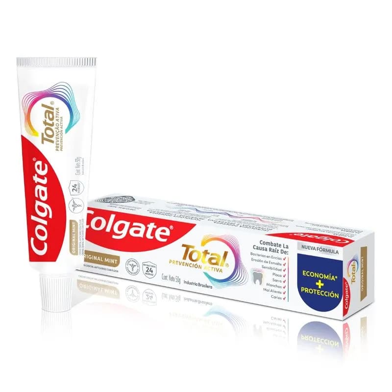 Pasta Dental Colgate Total Original Mint 50 Gr.