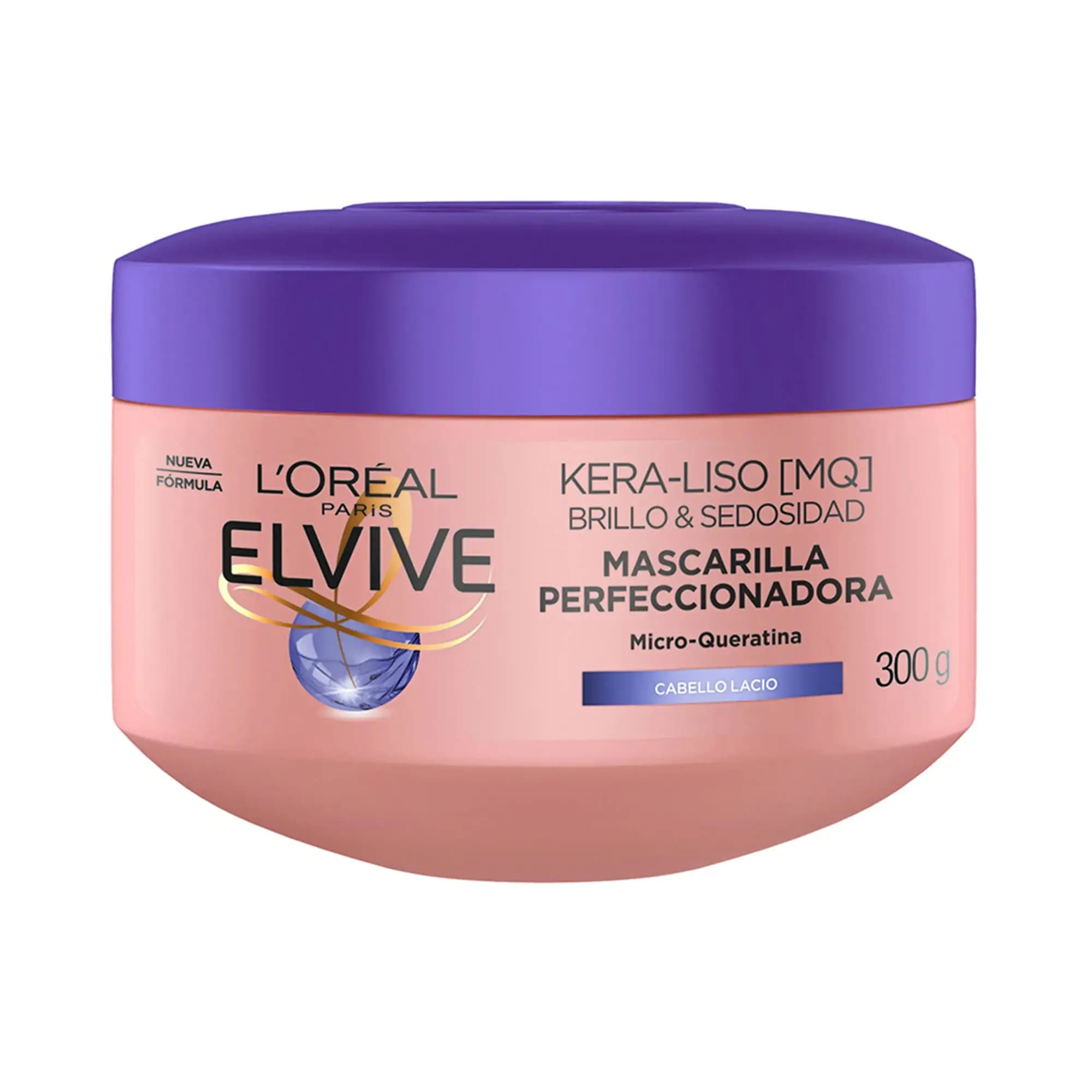Tratamiento Capilar Elvive Kera-Liso Movimiento x300gr
