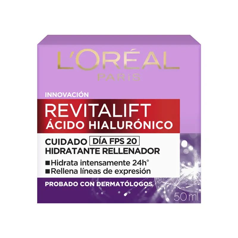 Crema Facial L'Oreal Dermo-Expertise Revitalift Acido Hialuronico Día x50ml