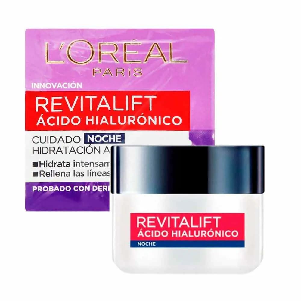 Crema Facial L'Oreal Dermo-Expertise Revitalift Acido Hialuronico Noche x50ml