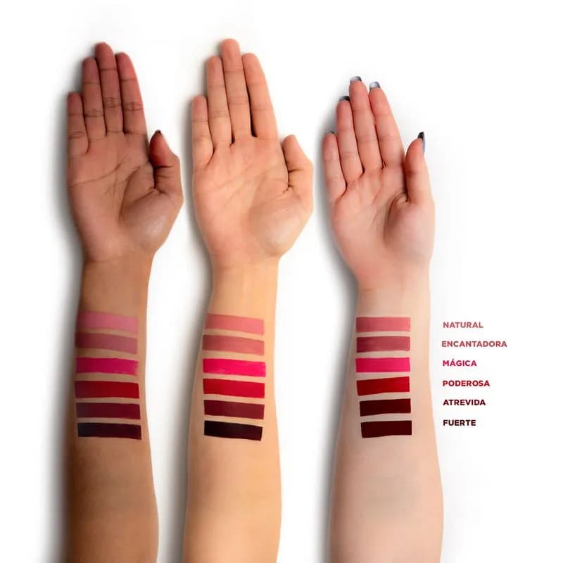 Labial Liquido Mate Resist Tono Poderosa x 3ml.