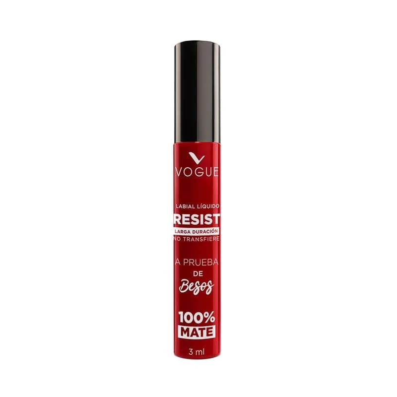Labial Liquido Mate Resist Tono Poderosa x 3ml.