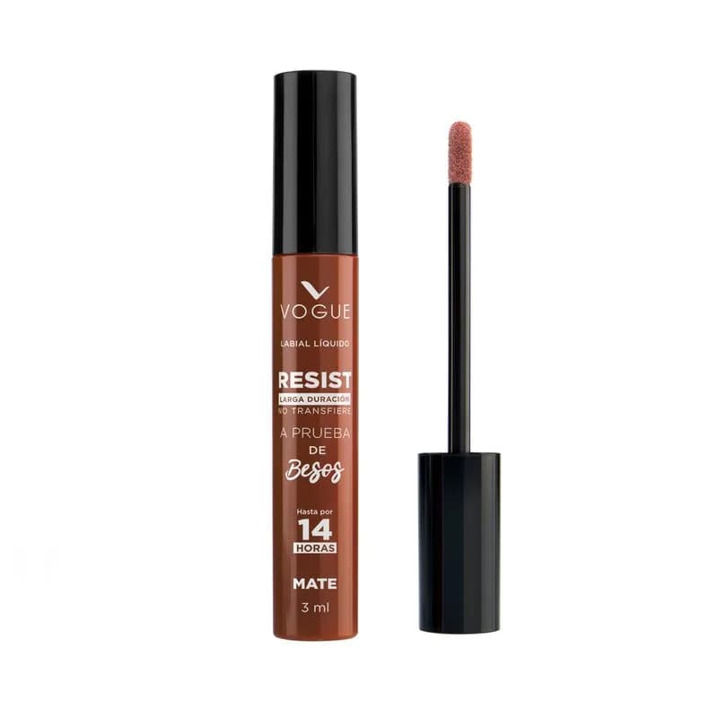 Labial Líquido Vogue Resist Tono Misteriosa