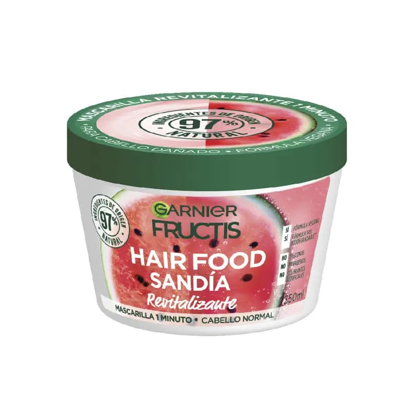 Mascarilla Fructis Hair Food Sandia x 350ml