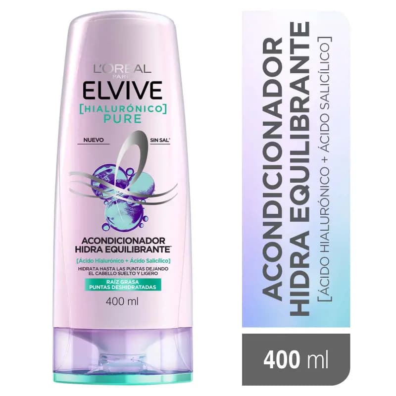 Acondicionador Elvive Hialuronico pure x400ml