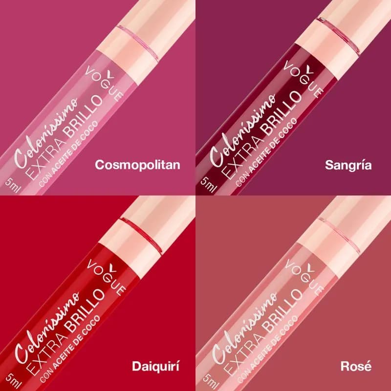 Labial Líquido Vogue Colorissimo Extra Brillo Cosmopolitan