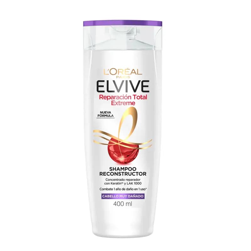 Shampoo Elvive Rep Total Extreme x400ml