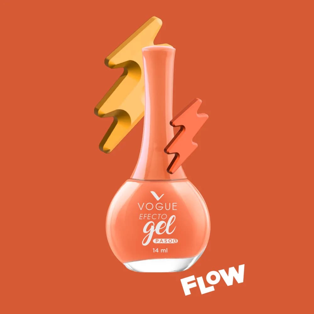Esmalte De Uñas Vogue Efecto Gel Latin Flow Fest Tono Flow