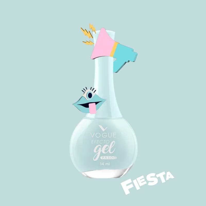 Esmalte De Uñas Vogue Efecto Gel Latin Flow Fest Tono Fiesta