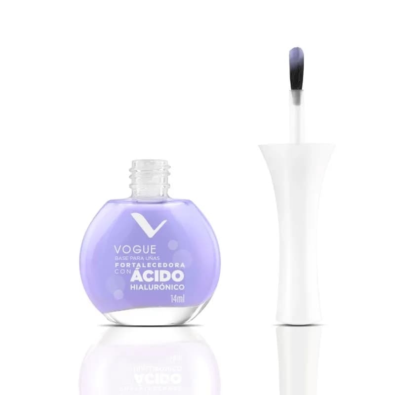 Esmalte Vogue Efecto SPA Base Fortalecedora con Ácido Hialurónico