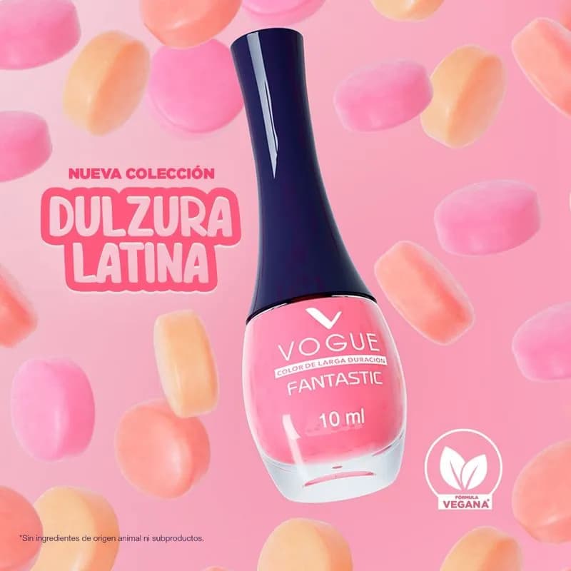 Esmalte Vogue Fantastic Colección Dulzura Latina Bubbalú