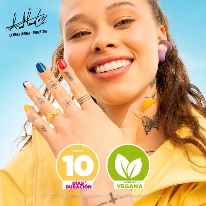 Esmalte De Uñas Vogue Efecto Gel Selección Latina Tono Pasión