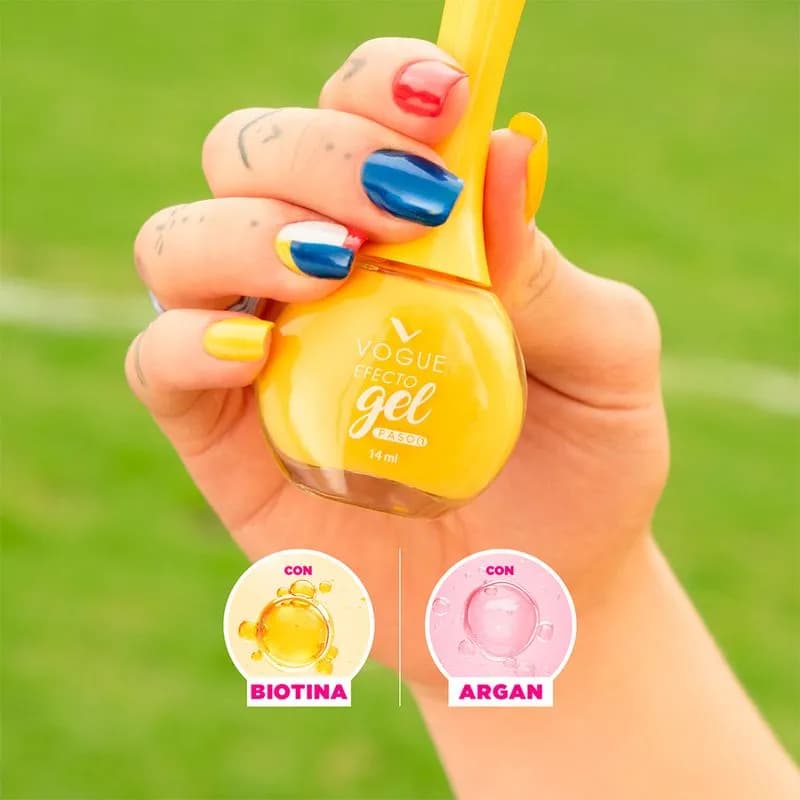 Esmalte De Uñas Vogue Efecto Gel Selección Latina Tono Pasión