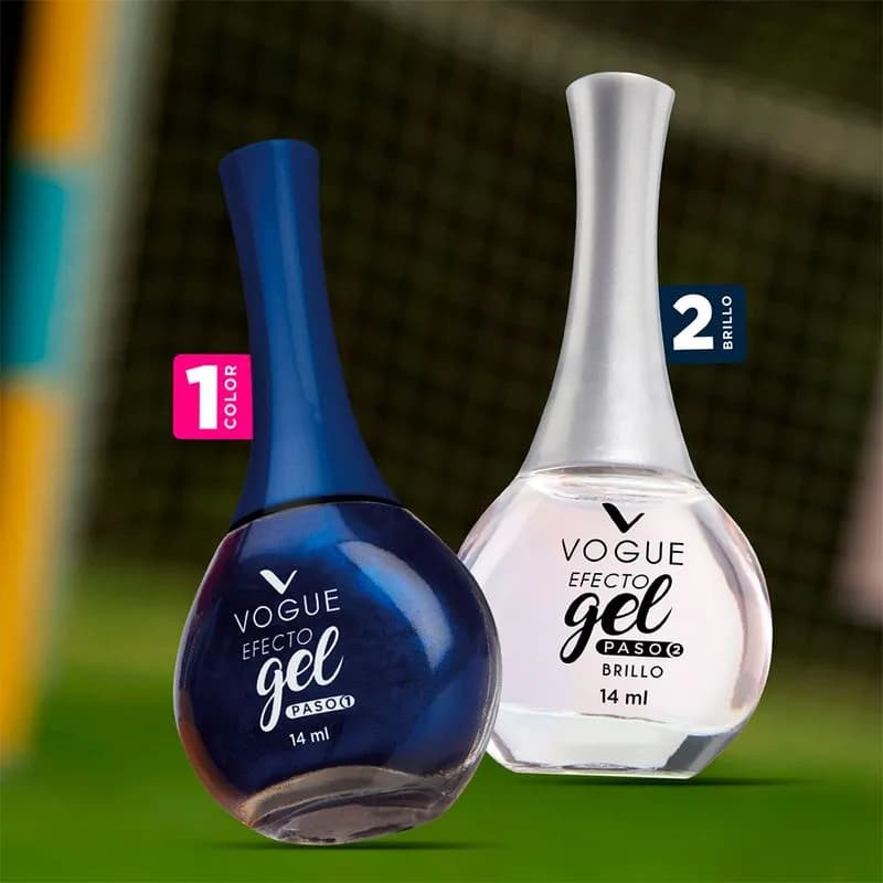 Esmalte De Uñas Vogue Efecto Gel Selección Latina Tono Pasión