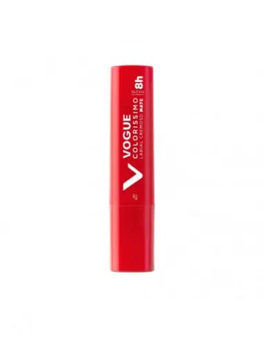 Labial Mate en Barra Vogue Colorissimo Tono FRAMBUESA VIVA