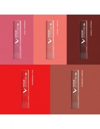 Labial Mate en Barra Vogue Colorissimo Tono FRAMBUESA VIVA