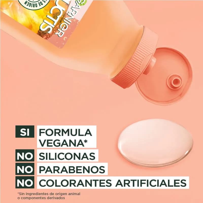 Shampoo Fructis Hair Food Ananá x 300ml.