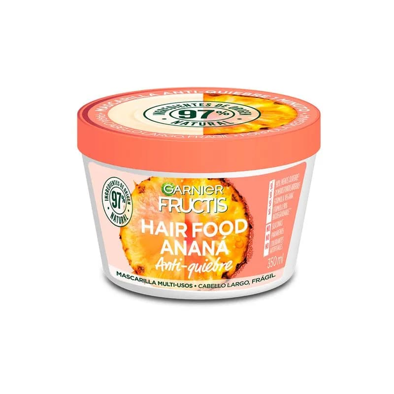 Mascarilla Fructis Hair Food Ananá x 350ml.