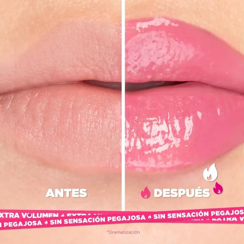 Brillo Labial Vogue Colorissimo Extra Volumen Agua de Mar