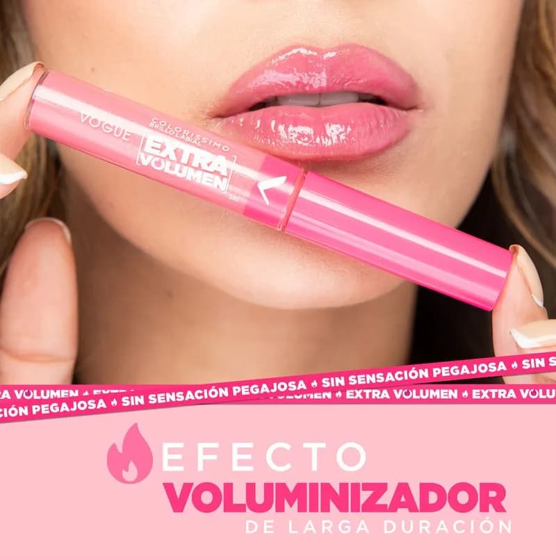 Brillo Labial Vogue Colorissimo Extra Volumen Agua de Mar