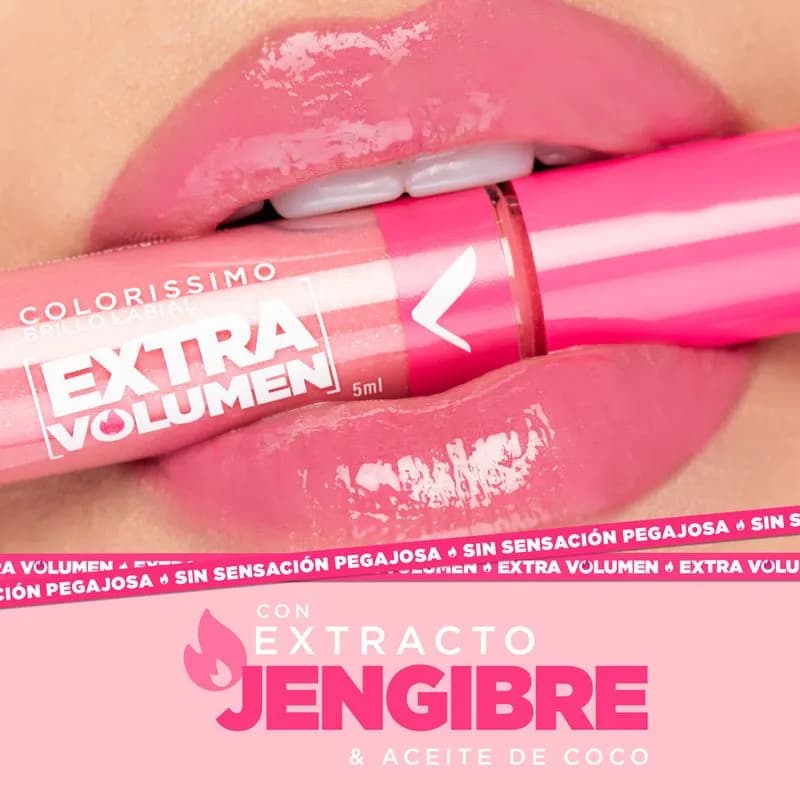 Brillo Labial Vogue Colorissimo Extra Volumen Sol de Verano