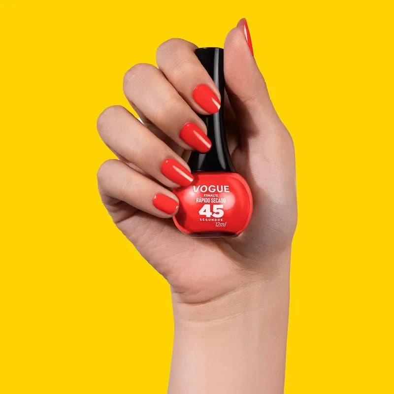 Esmalte Vogue Rápido Secado Rojo Antojo